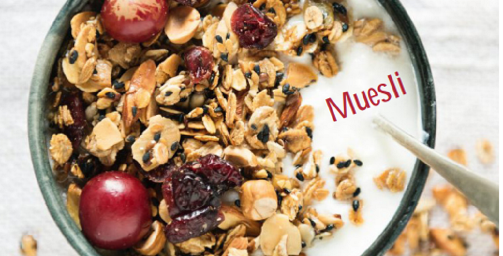 Muesli: Nutritious Replacement for Breakfast and Lunch